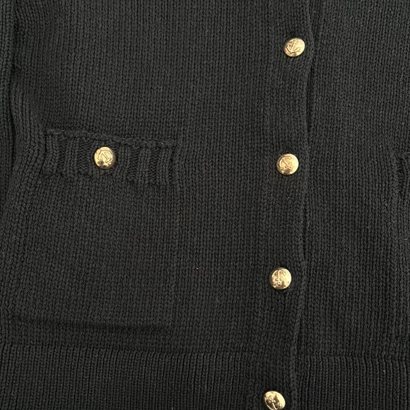 Zara KNIT CARDIGAN WITH GOLD BUTTONS - Picture 2 of 3
